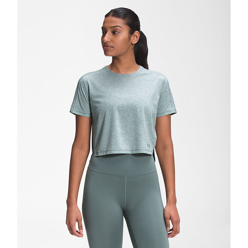 The North Face T-Shirts Womens Australia - The North Face Ea Dawndream Relaxed Short Sleeve Silver B